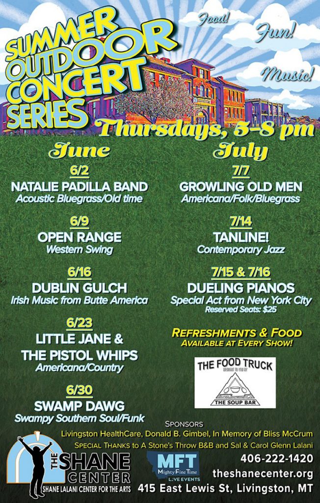 Summer Outdoor Concert Series, Livingston, Montana
