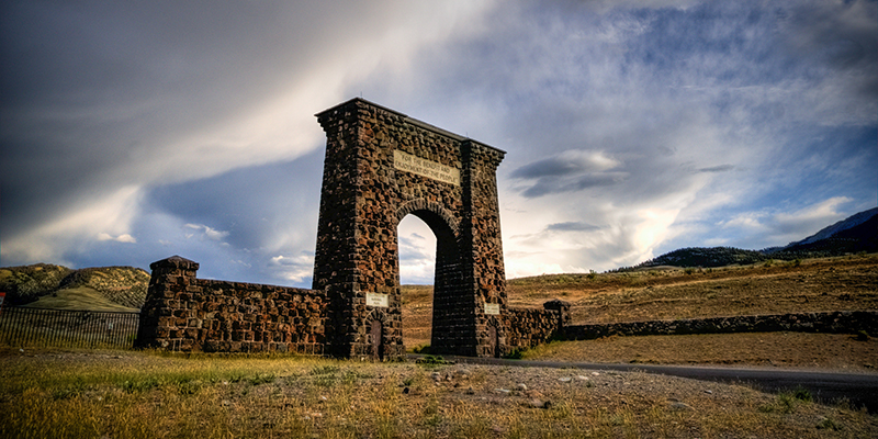 Roosevelt Arch, Yellowstone National Park