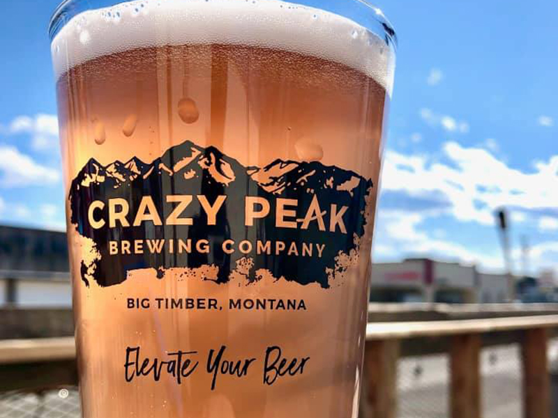 Beer from Crazy Peak Brewing Company