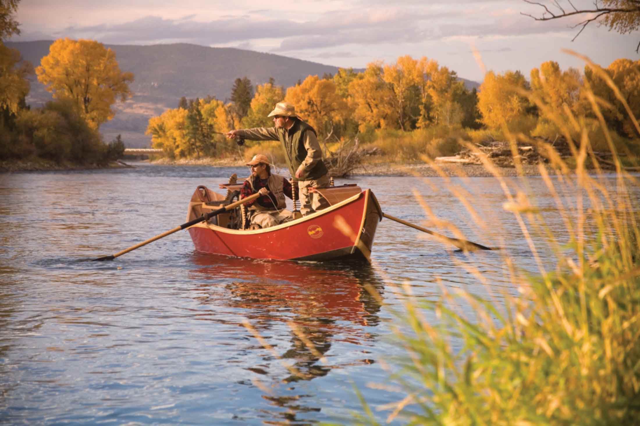 Fishing in the Fall in Yellowstone Country Montana