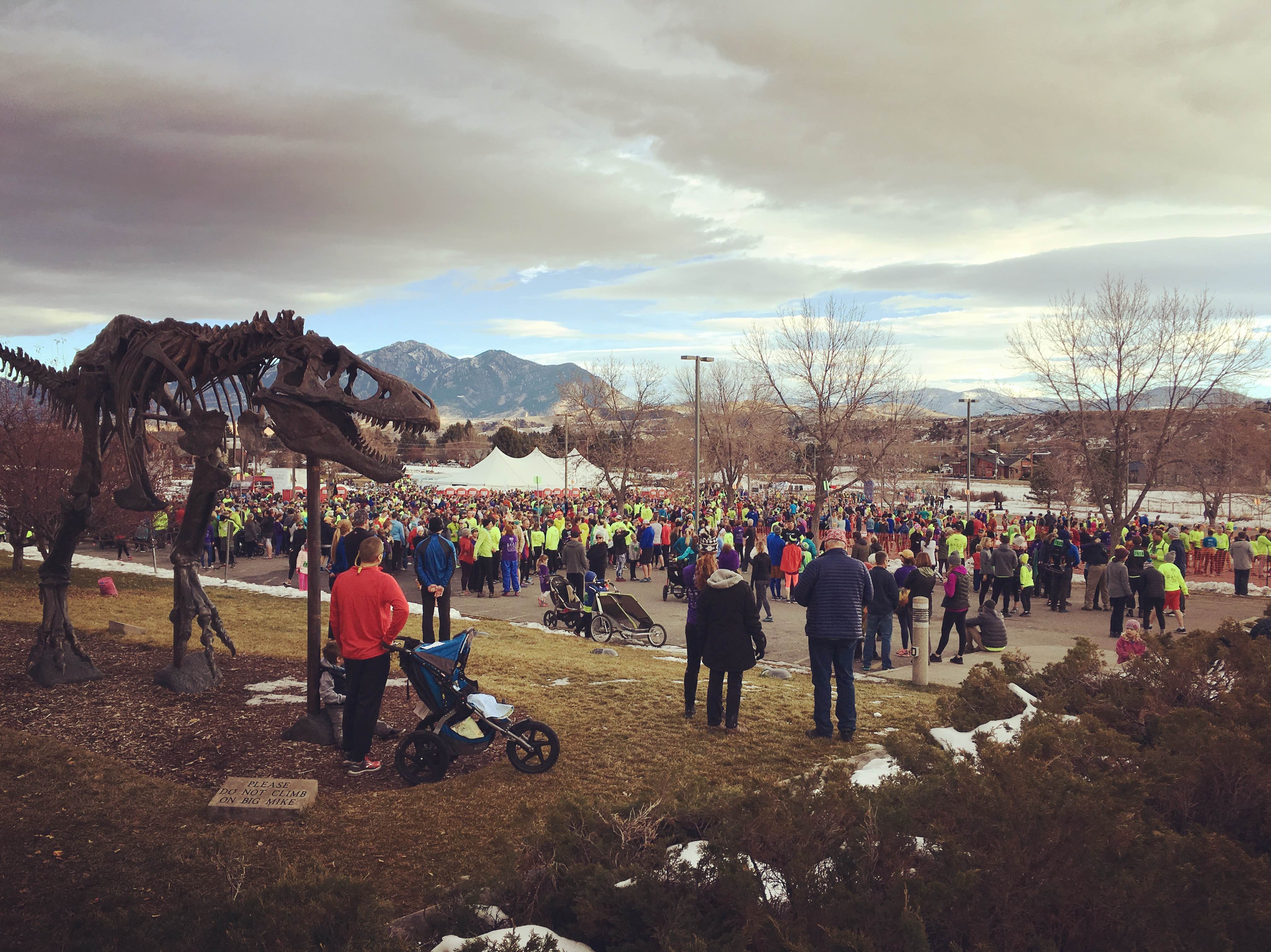 Huffing for Stuffing run in Bozeman, Montana