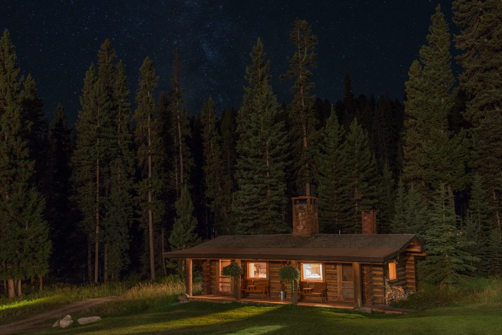 LMR_Cabin at night