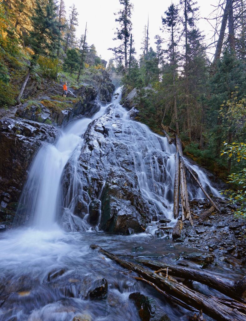Pine Creek Falls is a family-friendly hike in Yellowstone Country Montana