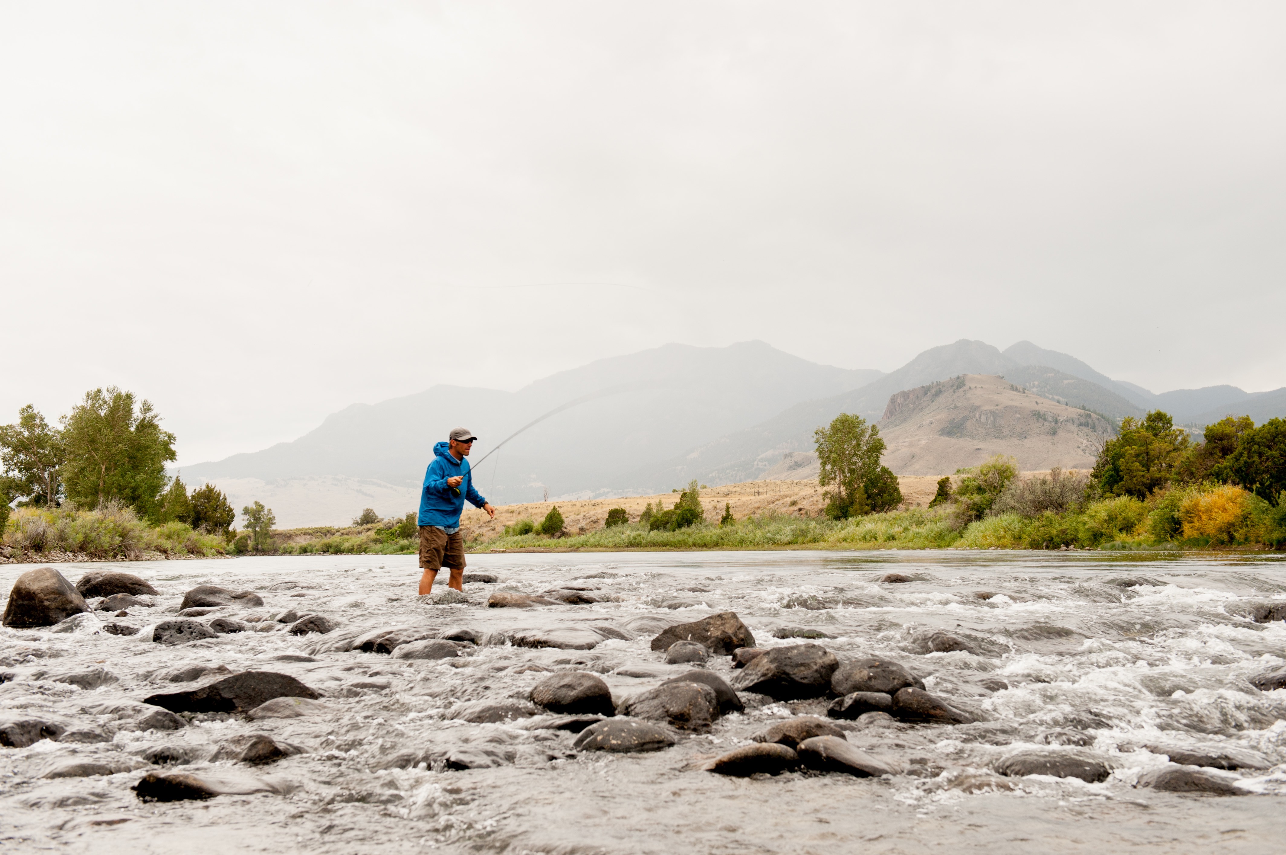  Yellowstone River near Gardiner in Montana's Yellowstone Country