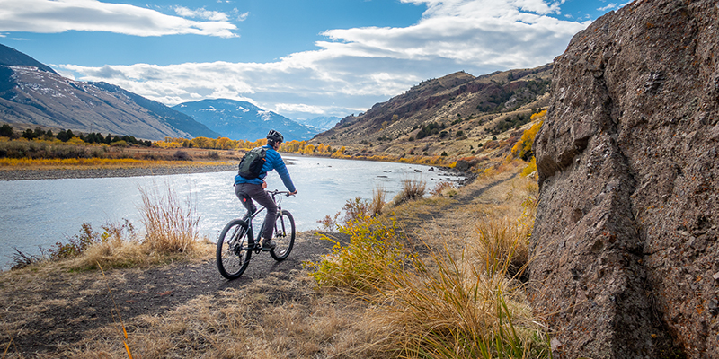 Biking in sale yellowstone