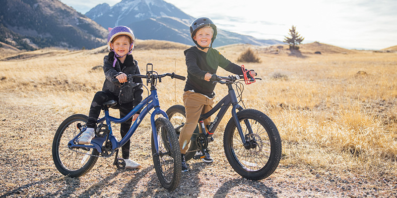 Kids biking in Montana's Yellowstone Country