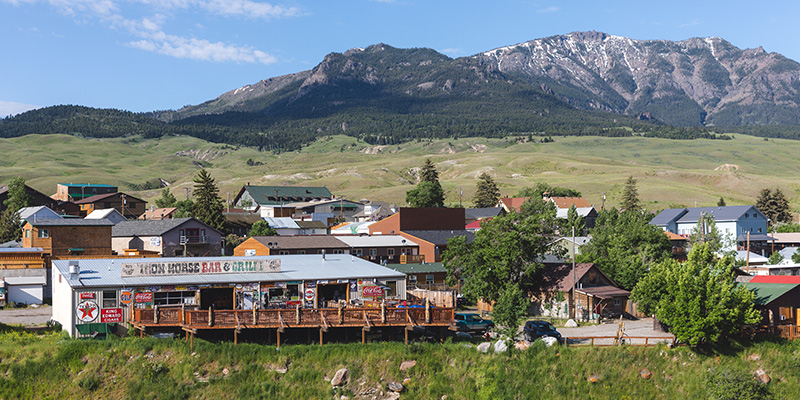 Iron Horse Bar and Grille, Gardiner, Montana