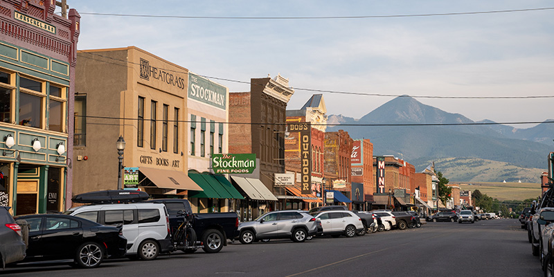 Downtown Livingston, Montana