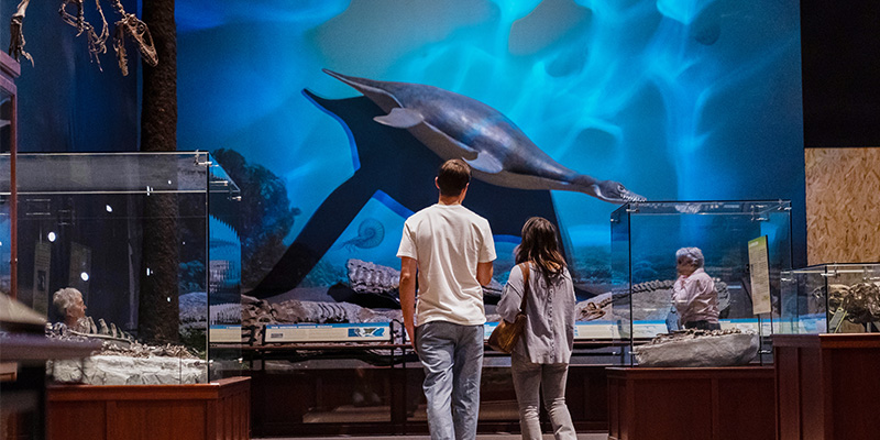 Couple at Museum of the Rockies, Bozeman