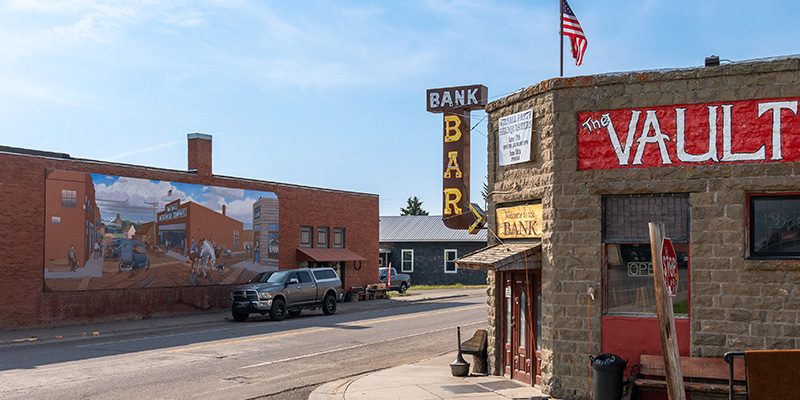 Bank Bar and Restaurant, Wilsall, Montana