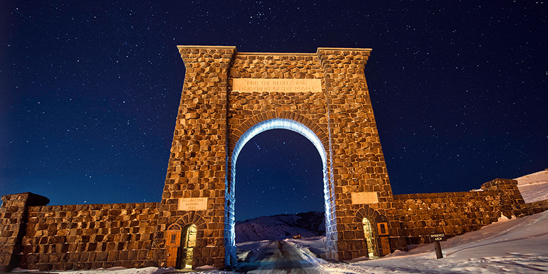 Roosevelt Arch, Photo by Chris McGowan