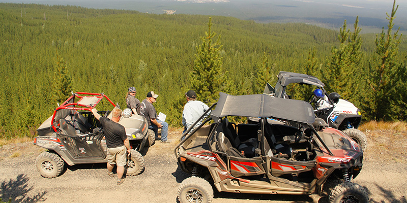 ATV riding, West Yellowstone, Montana