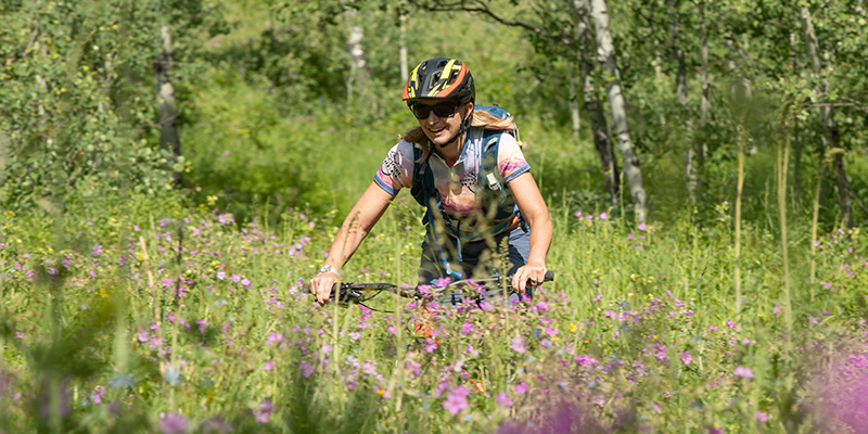 Biking in West Yellowstone, Montana