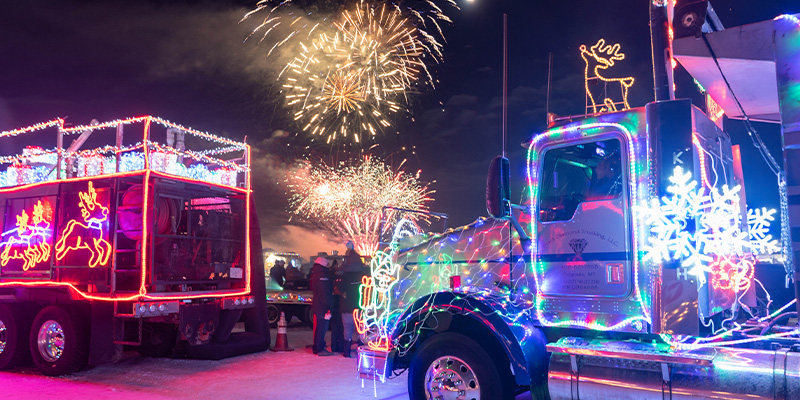 Belgrade Christmas Truck Convoy