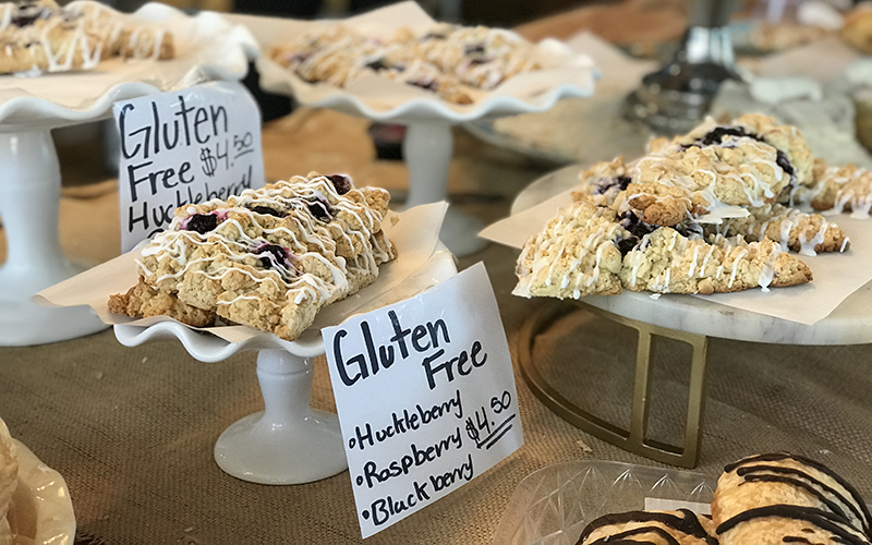 Gluten-free pastries 