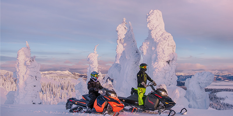 Snowmobilers at Two-Top, West Yellowstone, MT