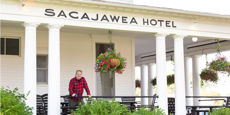 Sacajawea Hotel, Three Forks, Jonathan Finch