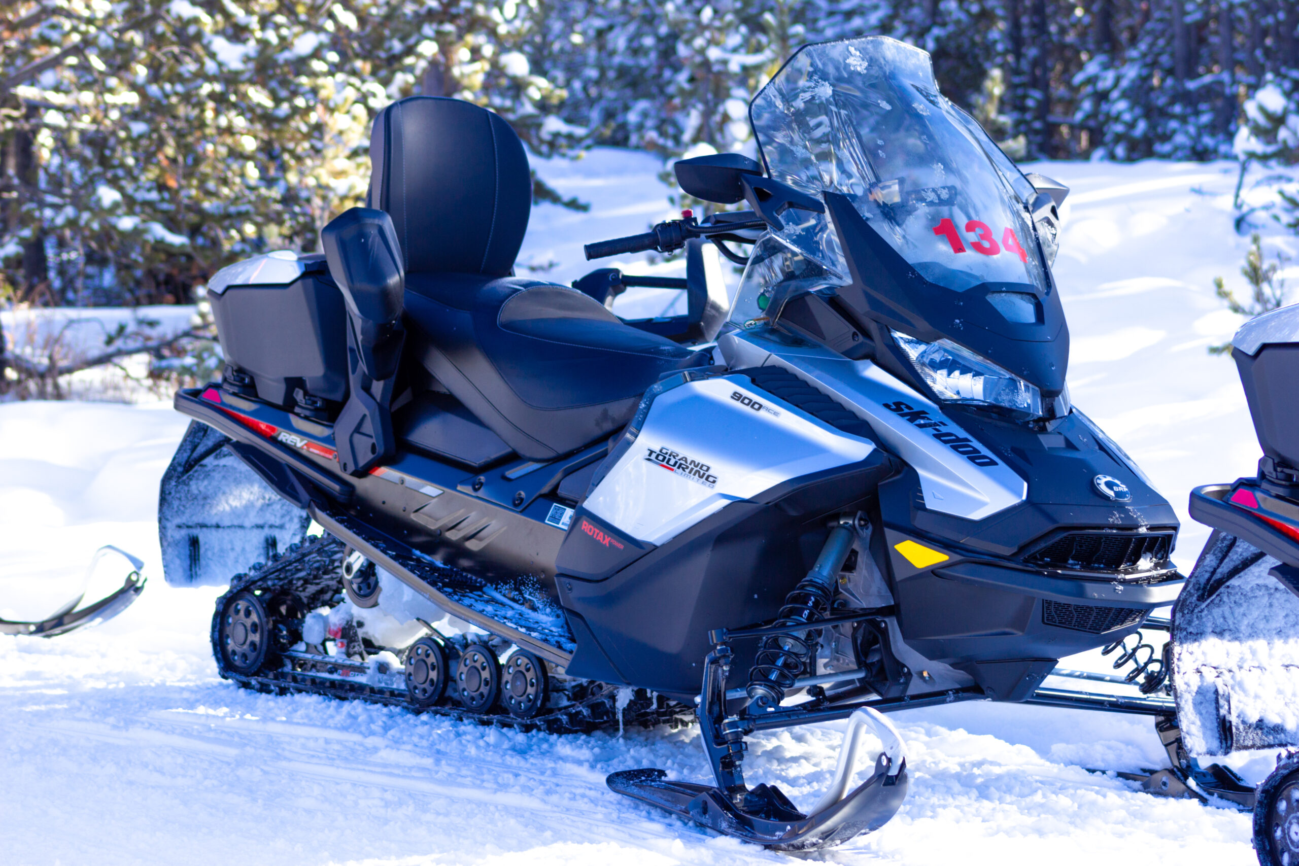Snowmobile in Yellowstone National Park