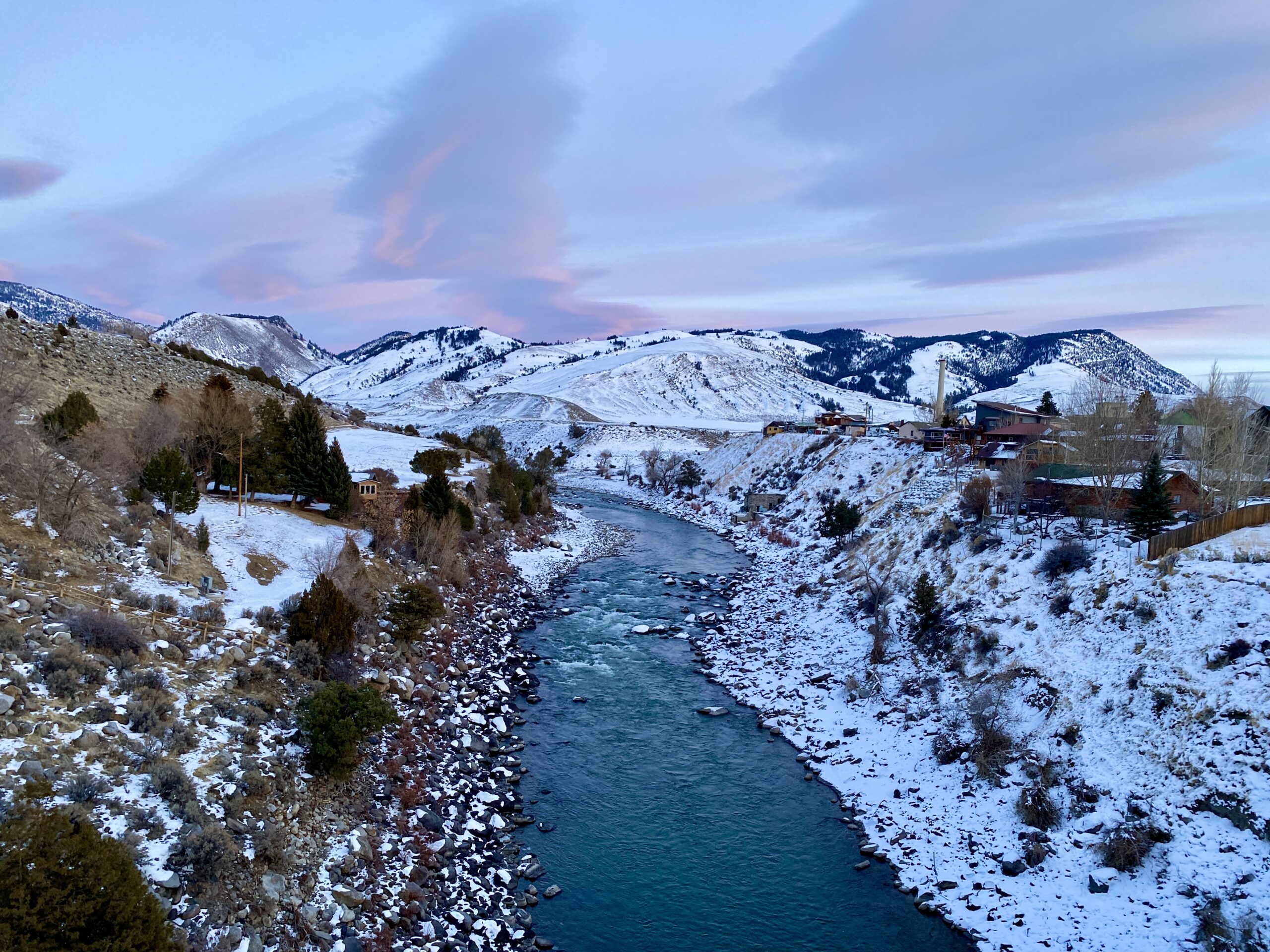 Yellowstone River from the Gardiner Bridge, Montana